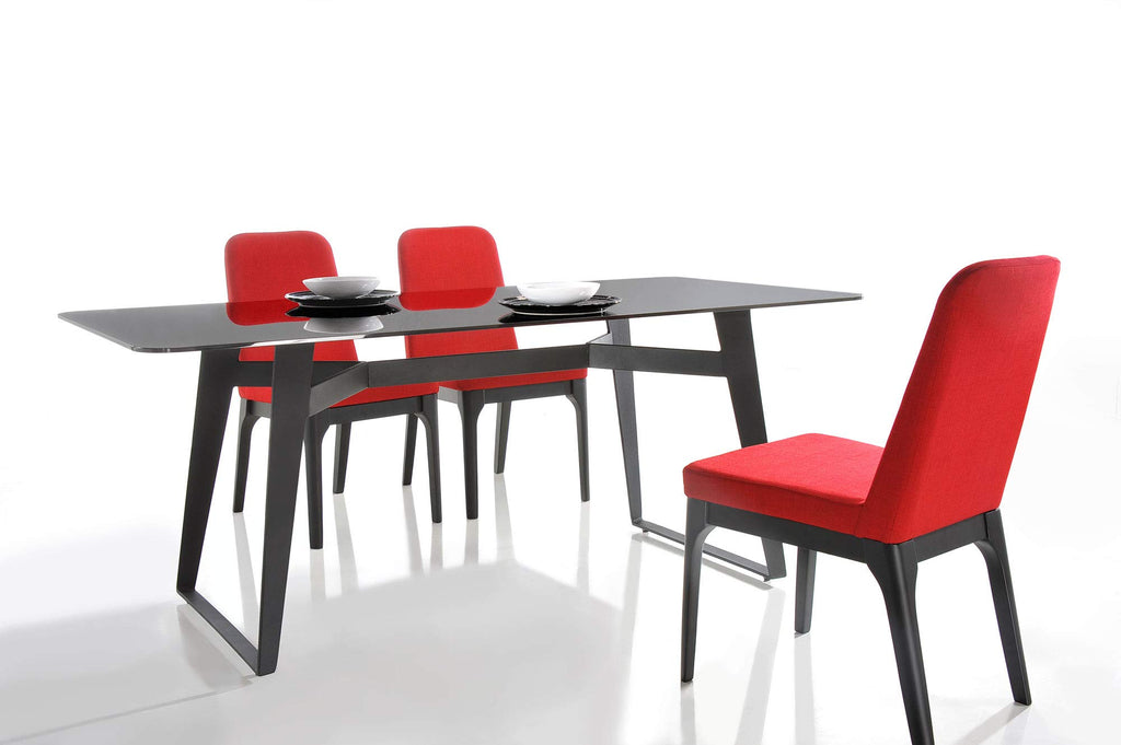 30" Black Glass Dining Table - Deals Kiosk