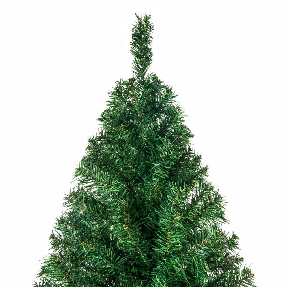 6ft Easy Up Faux Pine Hinged Christmas Tree with Metal Stand Stand - Deals Kiosk