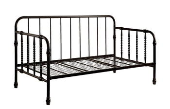 Metal Frame Daybed With Trundle, Black - Deals Kiosk