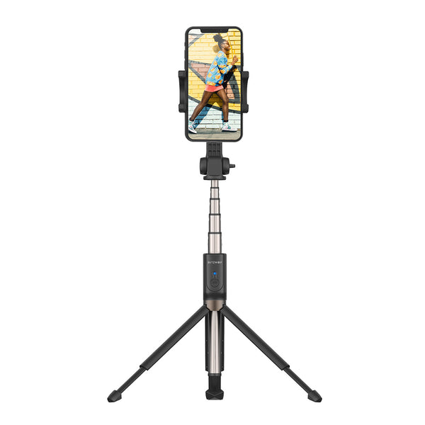 BlitzWolf BW-BS4 Extended Multi-angle Rotation bluetooth Tripod Selfie Stick for Smartphones - Deals Kiosk
