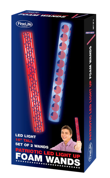 Patriotic Light Up Foam Baton Set - Deals Kiosk
