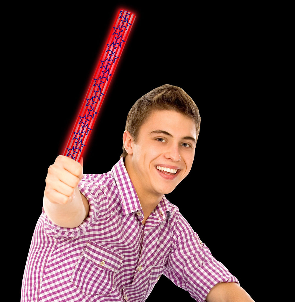 Patriotic Light Up Foam Baton Set - Deals Kiosk