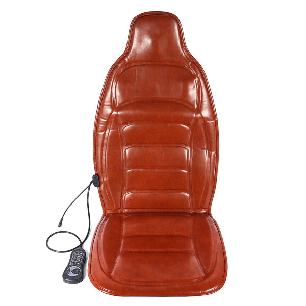DC 12V Car Household Heated Full Body Massage Seat Cushion Back Lumbar Pain Relief Vibration Massager AC 110V-240V - Deals Kiosk