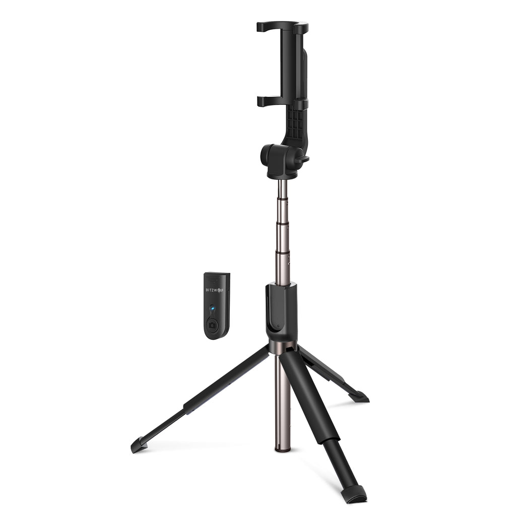 BlitzWolf BW-BS4 Extended Multi-angle Rotation bluetooth Tripod Selfie Stick for Smartphones - Deals Kiosk