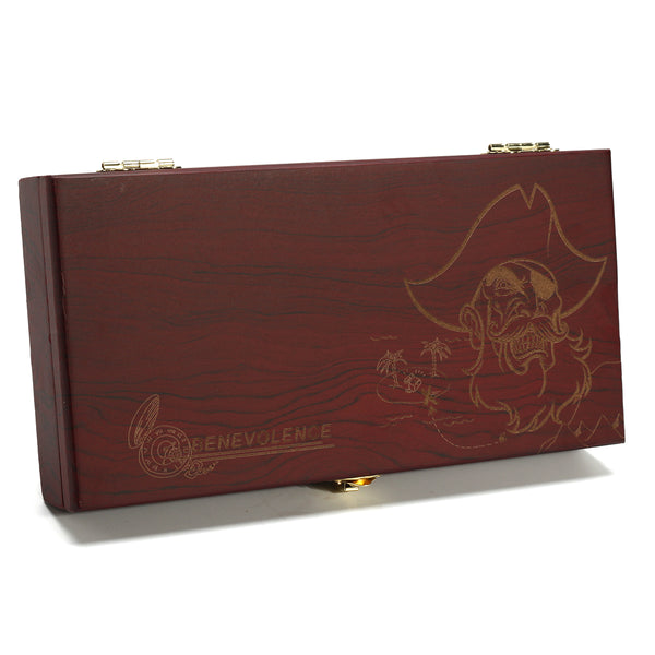 4Pcs Shaver Kit Cut Throat Straight Razor Shaving Brush Strop Wooden Box Gift Set - Deals Kiosk