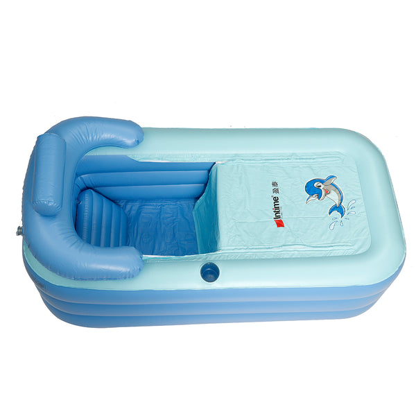Adult Child Portable Folding Inflatable Air Bathtub Warm SPA Blow Up Travel Bath - Deals Kiosk