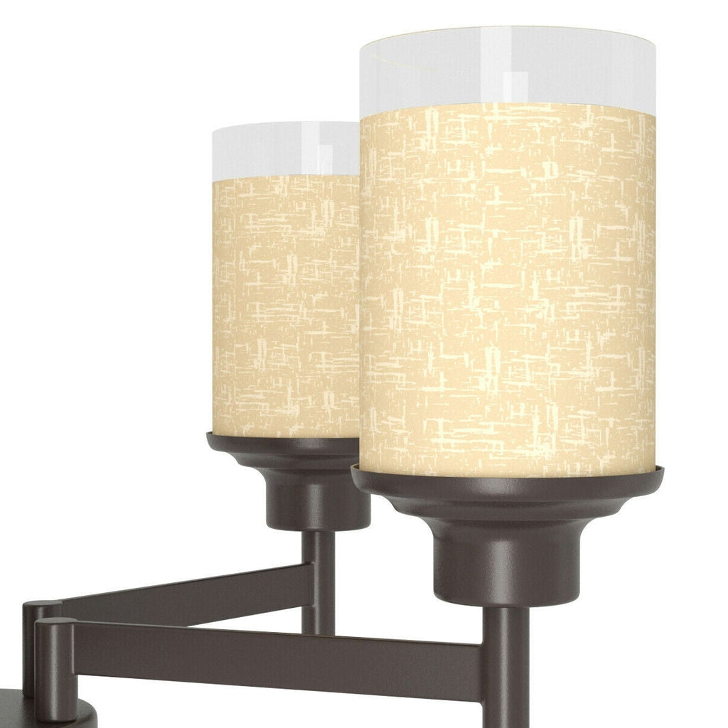 5 Light Farmhouse Espresso Pendant Chandelier - Deals Kiosk