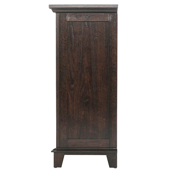 Freestanding Electric Fireplace Heater in Brown Wood Finish - Deals Kiosk