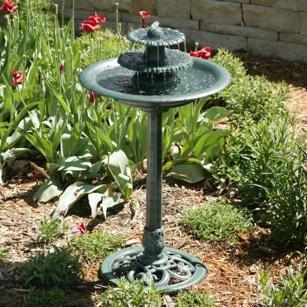 3-Tier Outdoor Bird Bath Water Fountain - Deals Kiosk