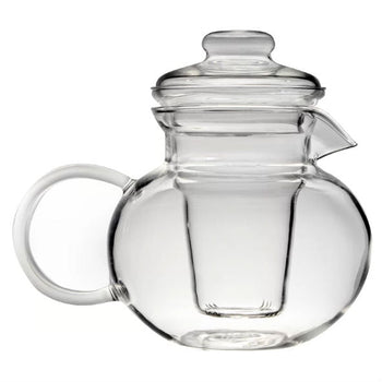Borosilicate Glass Stovetop Safe Teapot with Glass Tea Infuser