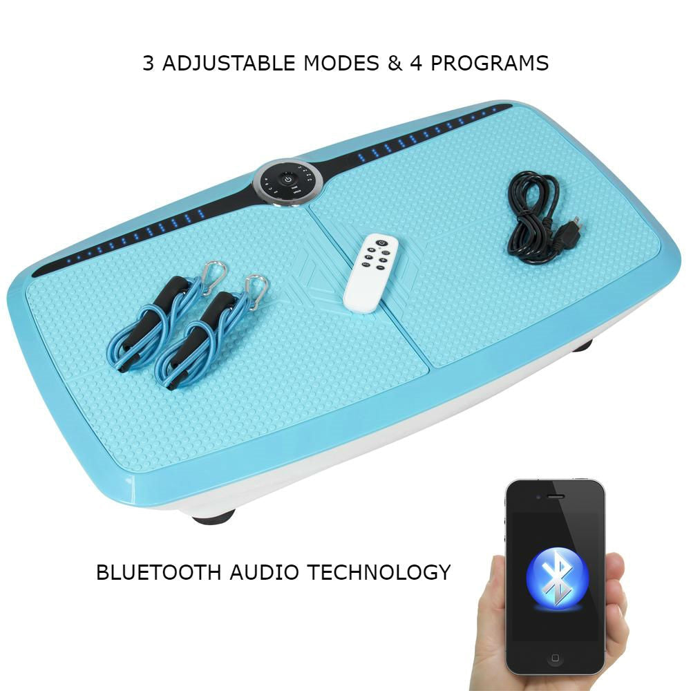 Blue 3 Mode Remote Controlled Full Body Vibration Platform - Deals Kiosk