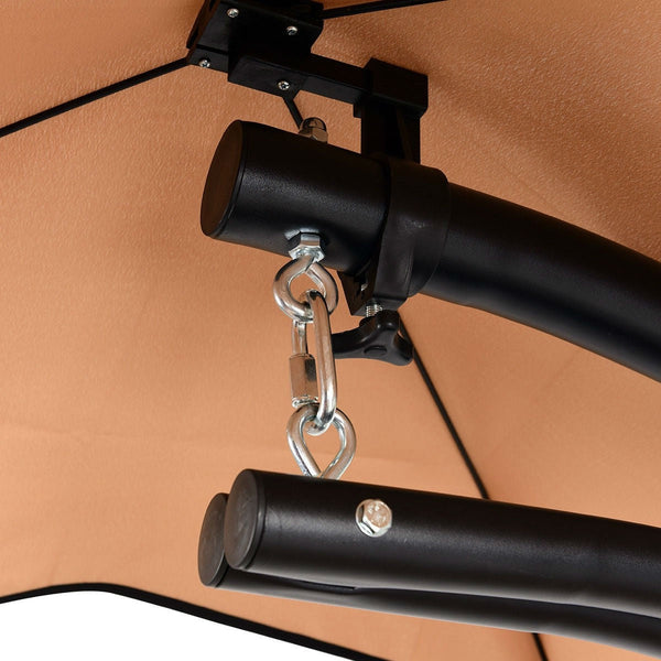 Beige Outdoor Modern Hammock Canopy Porch Swing Lounge Chair - Deals Kiosk