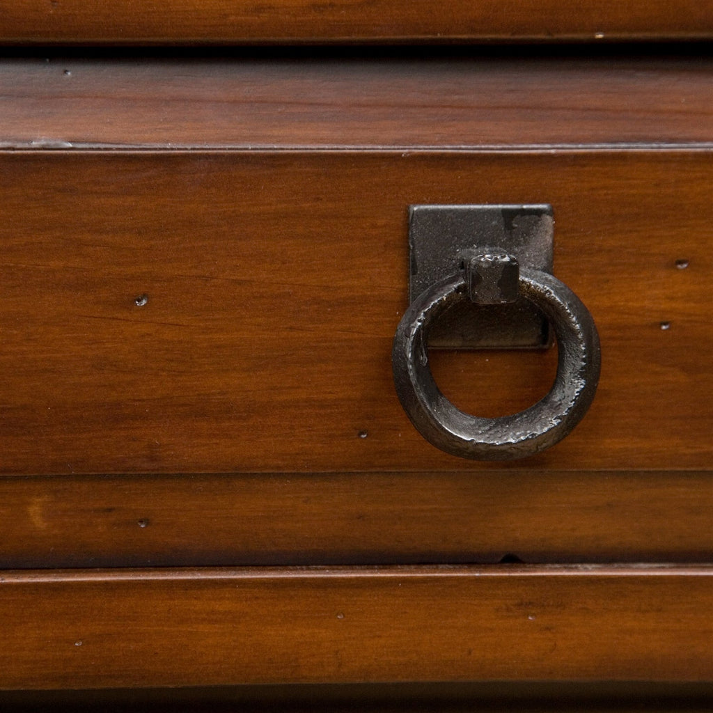 Black Wrought Iron and Walnut Wood Finish Bakers Rack - Deals Kiosk