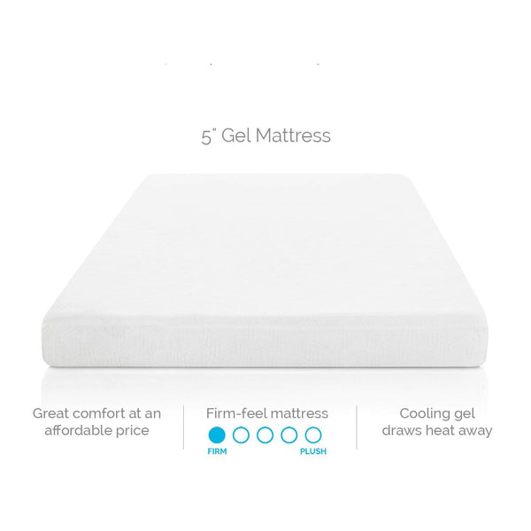 California King 5-inch Firm Gel Memory Foam Mattress - Deals Kiosk
