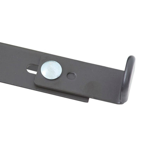 California King Hotel Style Metal Bed Frame Base with Cherry Wood Floor Panels - Deals Kiosk