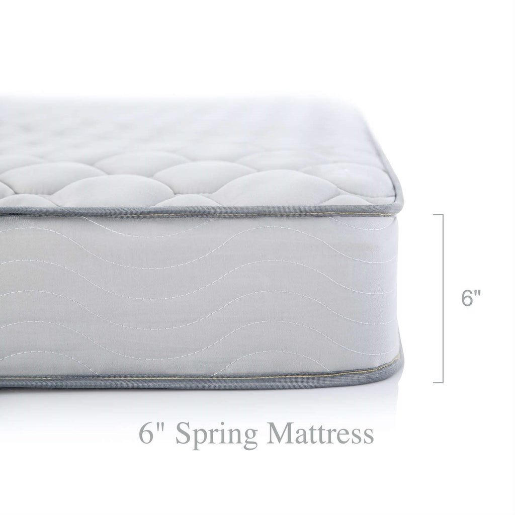 California King 6-inch Thick Innerspring Mattress with Quilted Cover - Medium Firm - Deals Kiosk