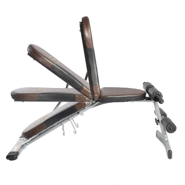 Adjustable 4-Position Incline Decline Flat Upright Fitness Bench Leg Raises - Deals Kiosk