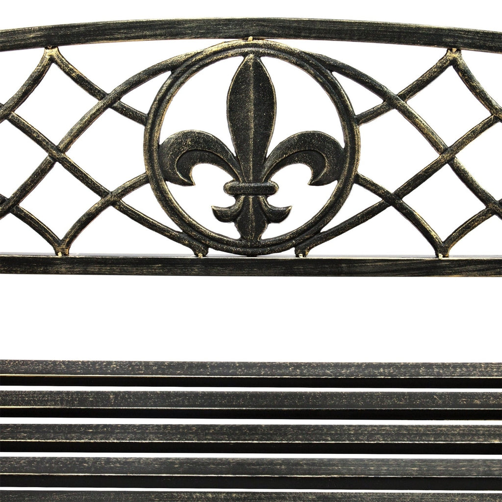 Farm Home Bronze Sturdy 2 Seat Porch Swing Bench Scroll Accents - Deals Kiosk