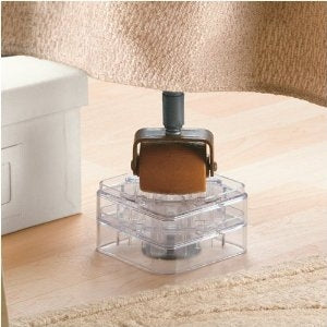 Clear Bed Risers - Set of 8 - Stack-able Interlocking Design