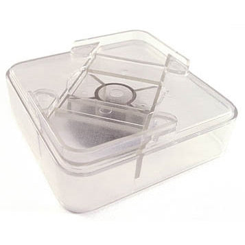 Clear Bed Risers - Set of 8 - Stack-able Interlocking Design - Deals Kiosk