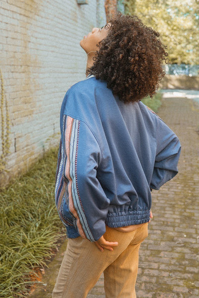 A Woven Jacket That Features Tribal Striped Accents - Deals Kiosk