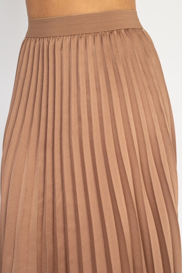 Pleated Maxi Skirt - Deals Kiosk