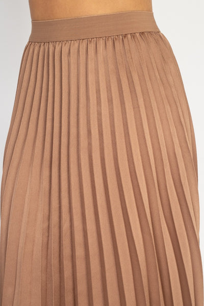 Pleated Maxi Skirt - Deals Kiosk