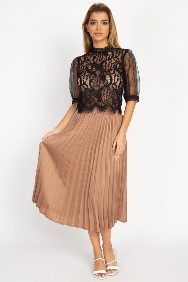 Pleated Maxi Skirt - Deals Kiosk
