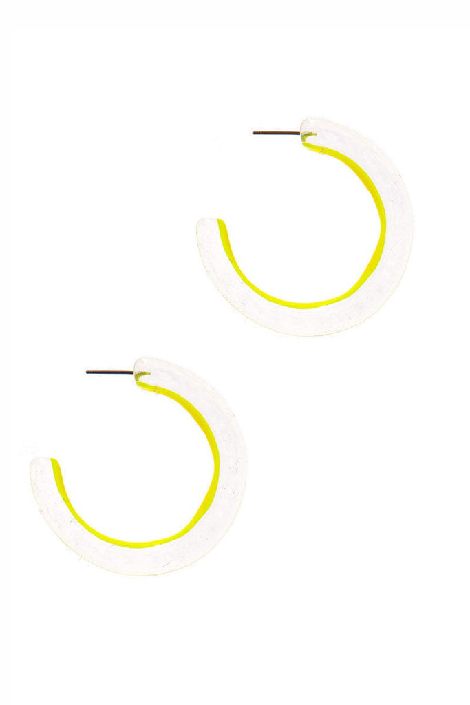 Chic Transparent Hoop Earring - Deals Kiosk