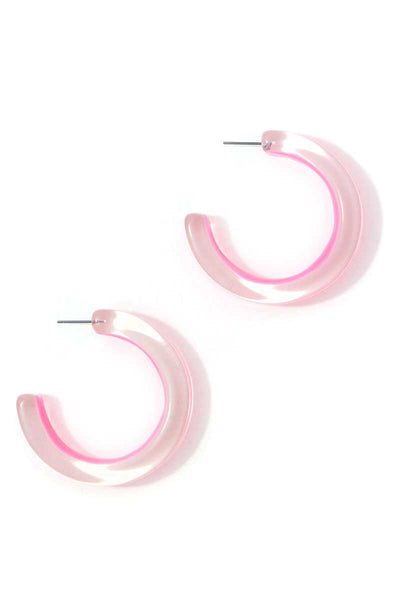 Chic Transparent Hoop Earring - Deals Kiosk