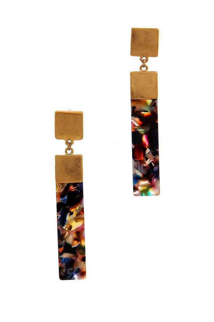 Chic Rectangle Drop Earring - Deals Kiosk