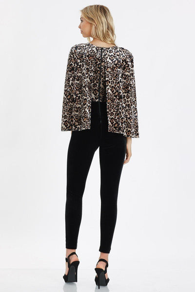 Leopard Print  V-neck Jumpsuits - Deals Kiosk