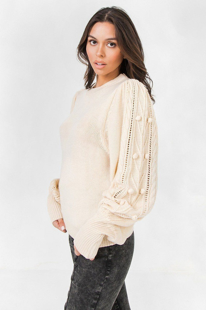 A Sweater Featuring Round Neckline - Deals Kiosk
