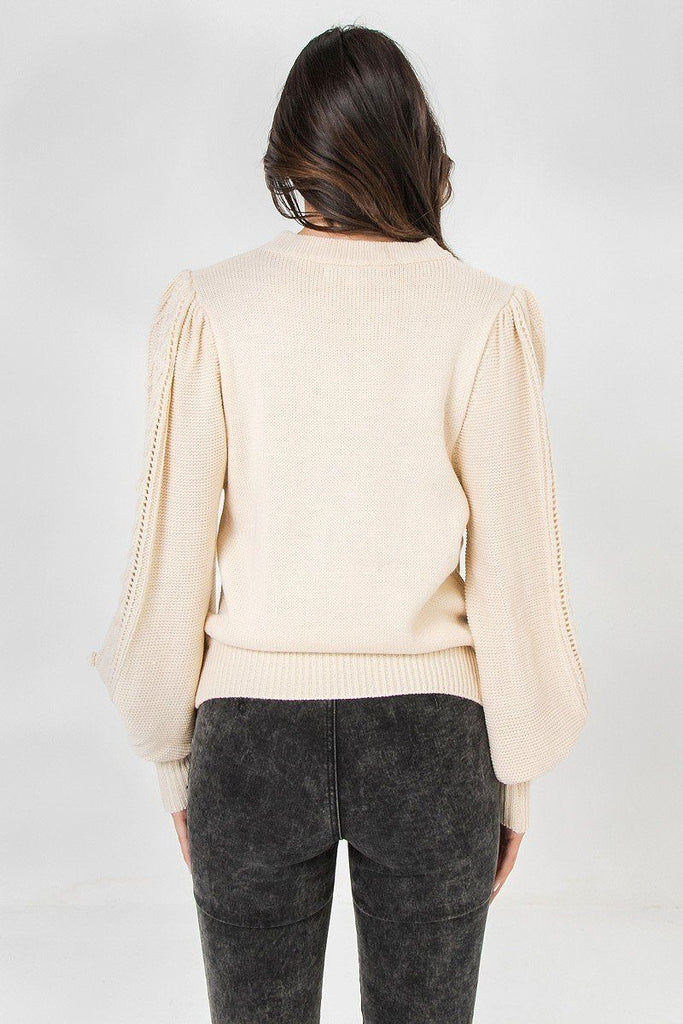 A Sweater Featuring Round Neckline - Deals Kiosk