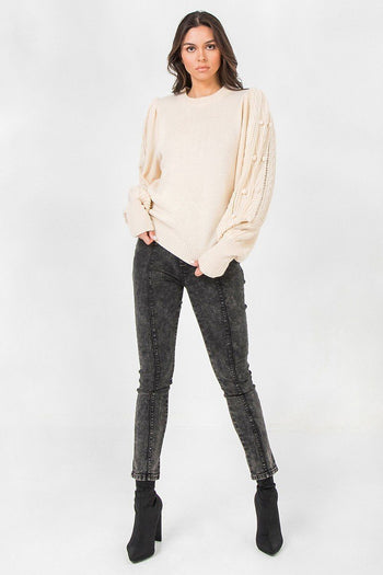 A Sweater Featuring Round Neckline - Deals Kiosk