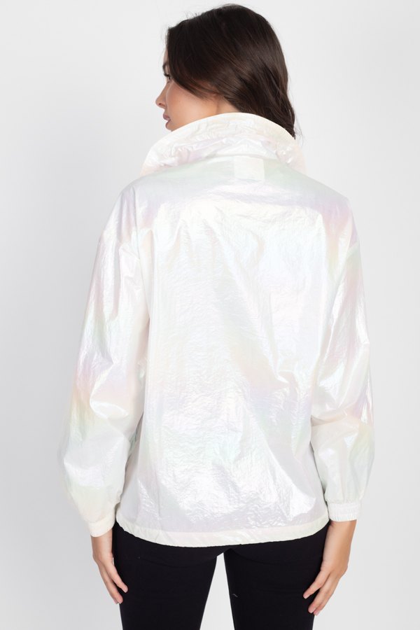 Holographic Windbreaker Jacket - Deals Kiosk
