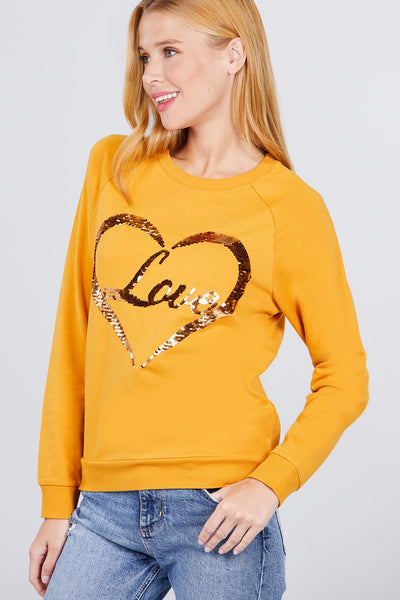 Love Sequins Pullover - Deals Kiosk