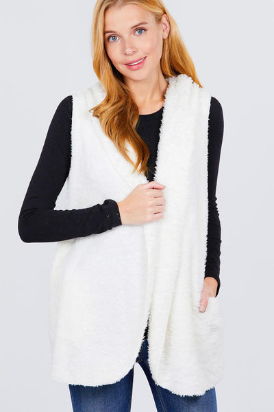 Faux Fur Fluffy Vest - Deals Kiosk