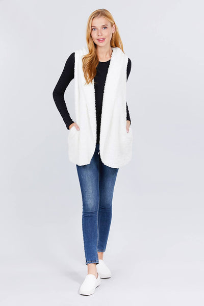 Faux Fur Fluffy Vest - Deals Kiosk
