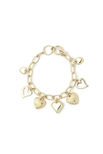Fashion Multi Heart Bracelet - Deals Kiosk