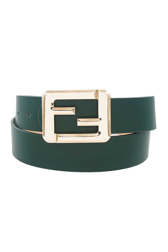 Fashion Square Letter Buckle Belt - Deals Kiosk
