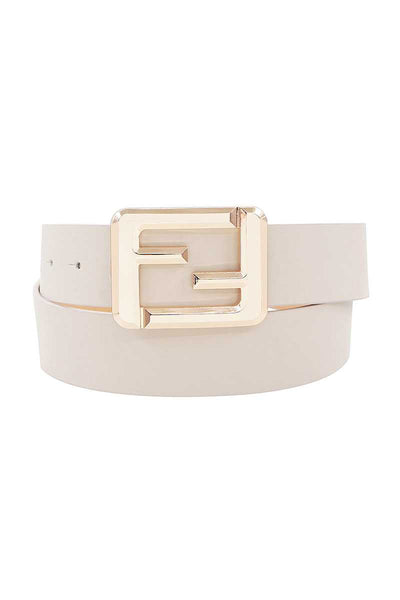 Fashion Square Letter Buckle Belt - Deals Kiosk