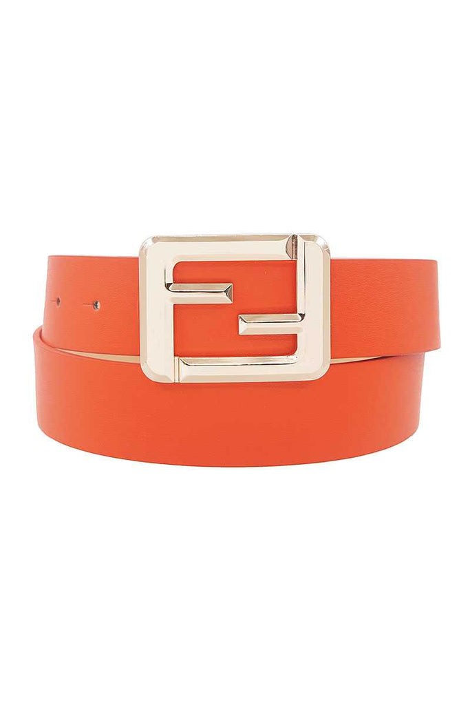 Fashion Square Letter Buckle Belt - Deals Kiosk