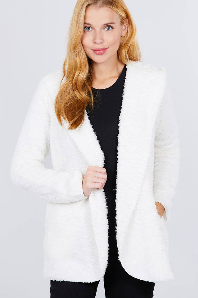 Hoodie Faux Fluffy Jacket - Deals Kiosk