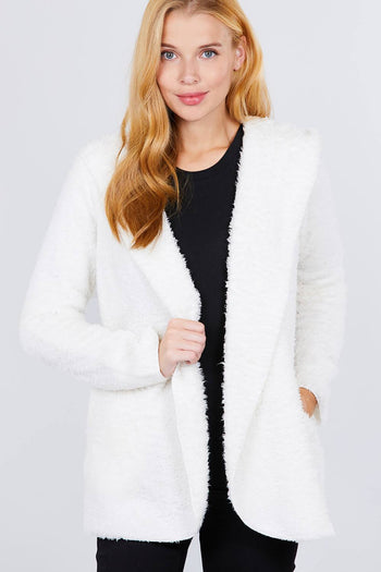 Hoodie Faux Fluffy Jacket - Deals Kiosk