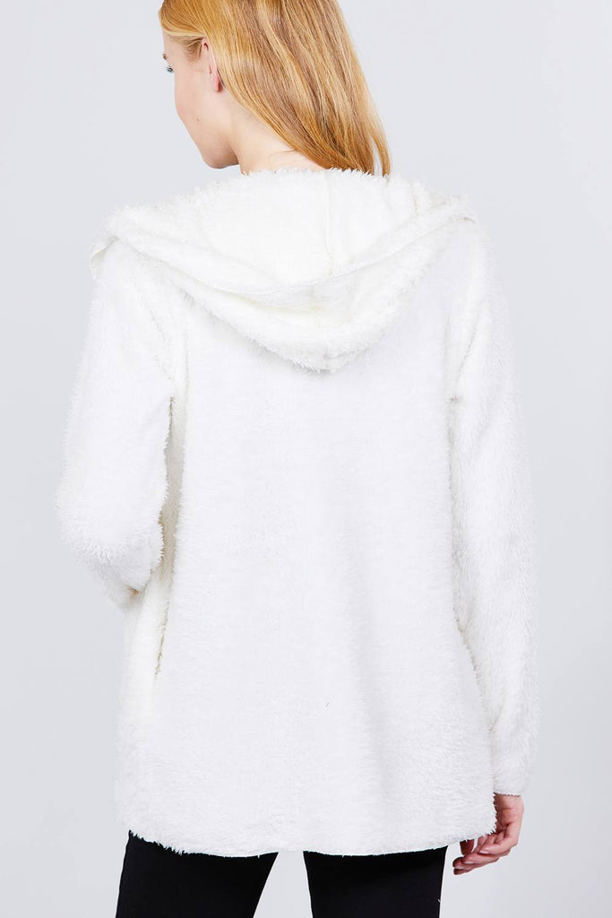 Hoodie Faux Fluffy Jacket - Deals Kiosk