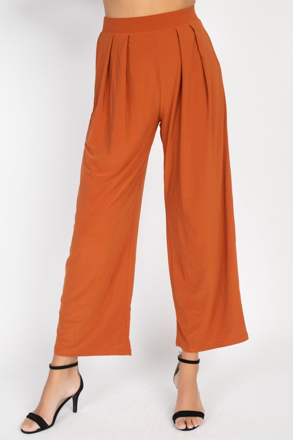 Front Tie Top & Pants Set - Deals Kiosk