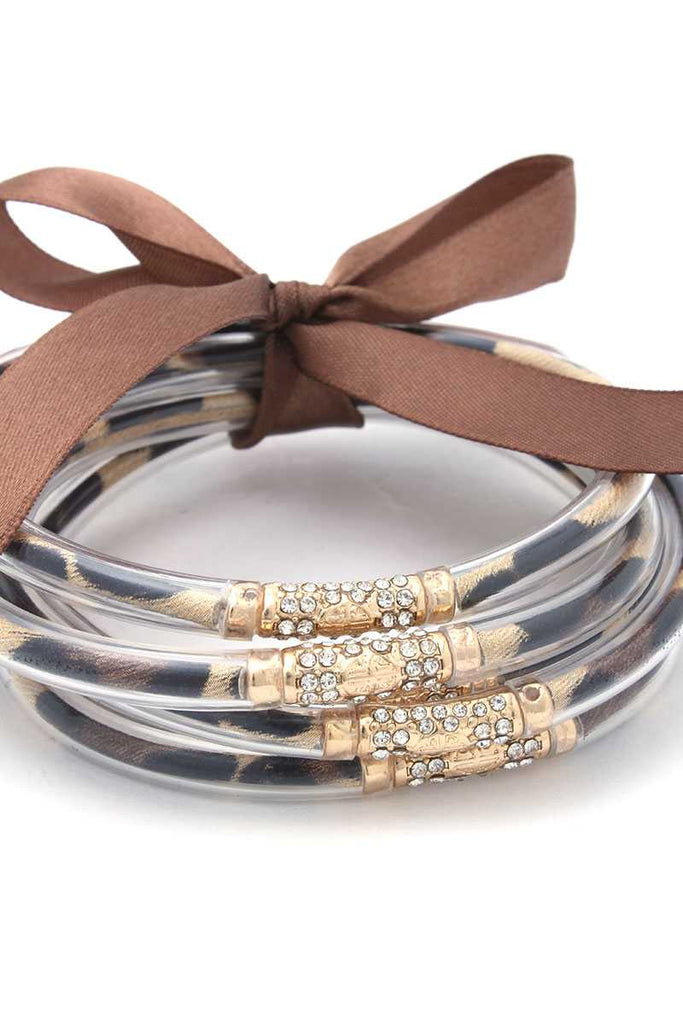 Animal Print Pattern Jelly Bracelet - Deals Kiosk