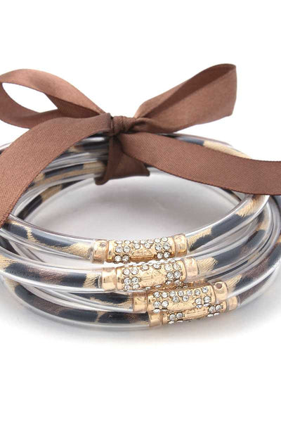 Animal Print Pattern Jelly Bracelet - Deals Kiosk