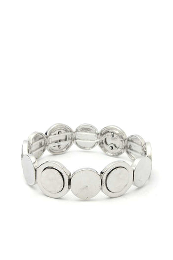 Circle Metal Stretch Bracelet - Deals Kiosk